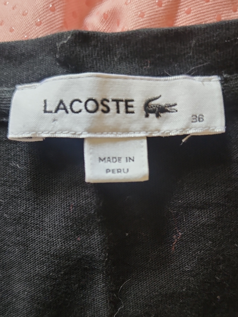 Long Sleeve Lacoste Tshirt